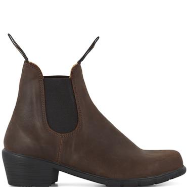 BLUNDSTONE WOMENS CHELSEA ANKLE BOOT - ANTIQUE BROWN